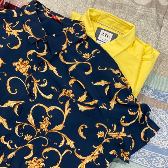 Bundle of men’s medium shirts zara/express/guess - Picture 3 of 8